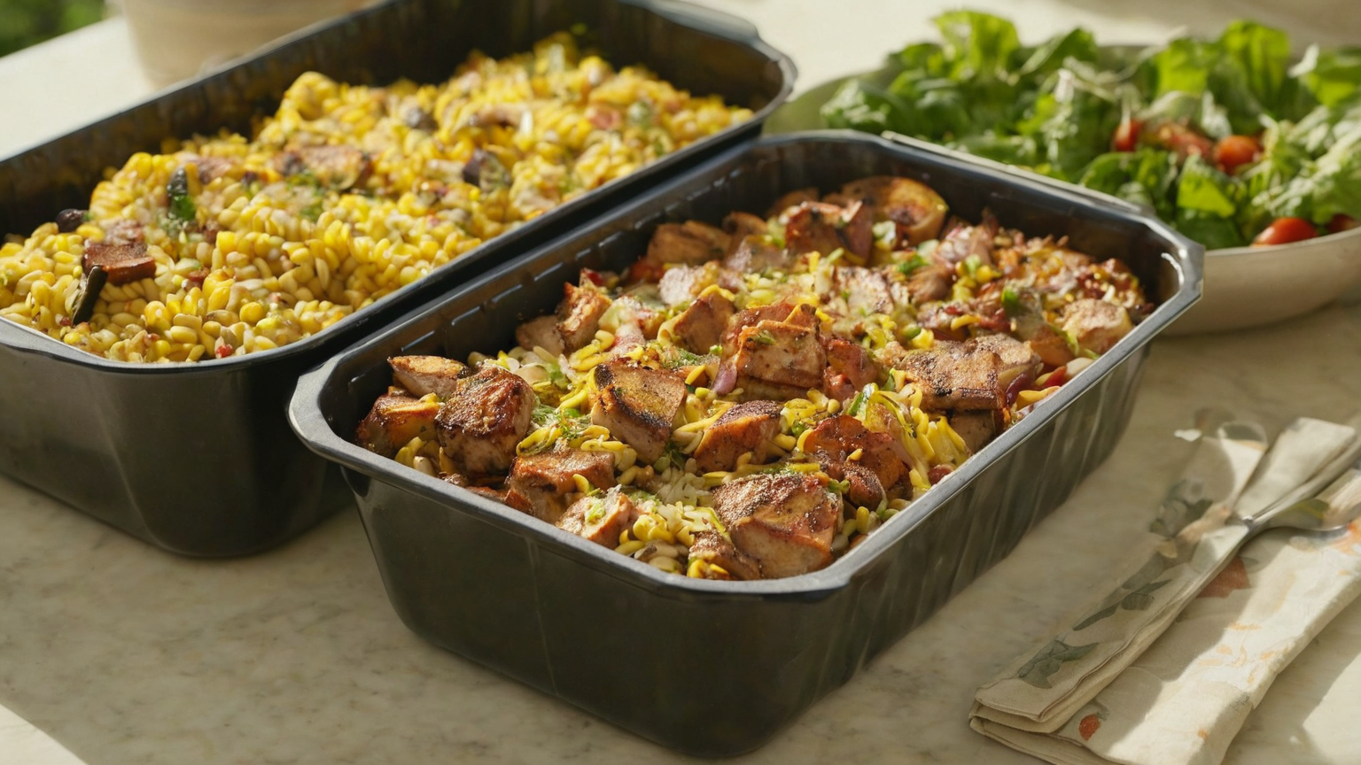 Leftovers packed