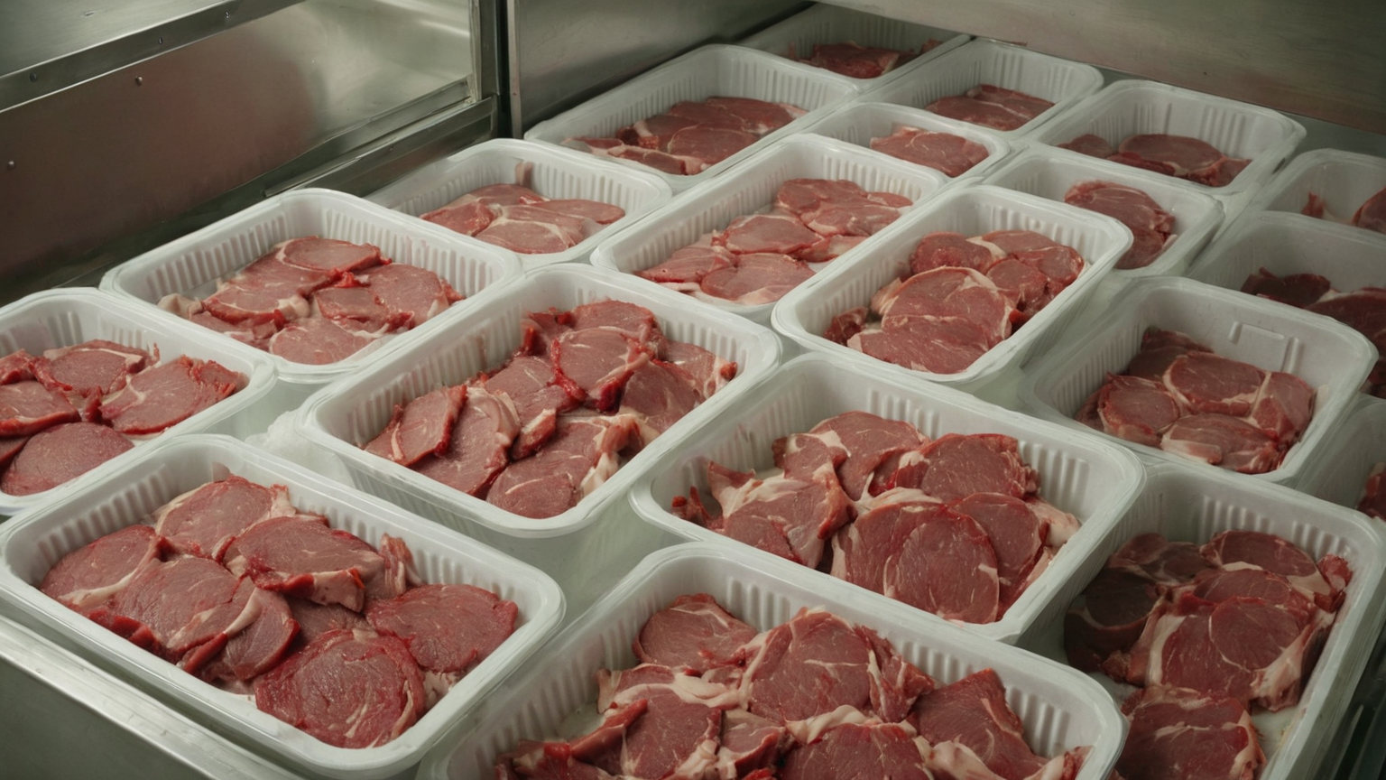 Separated frozen food transfer