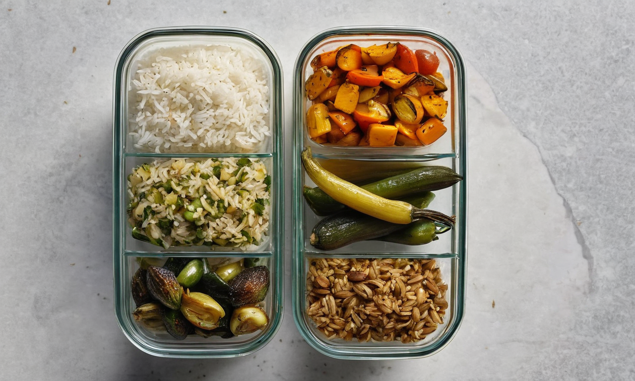 Sealed cooked leftovers stored on a clean refrigerator shelf
