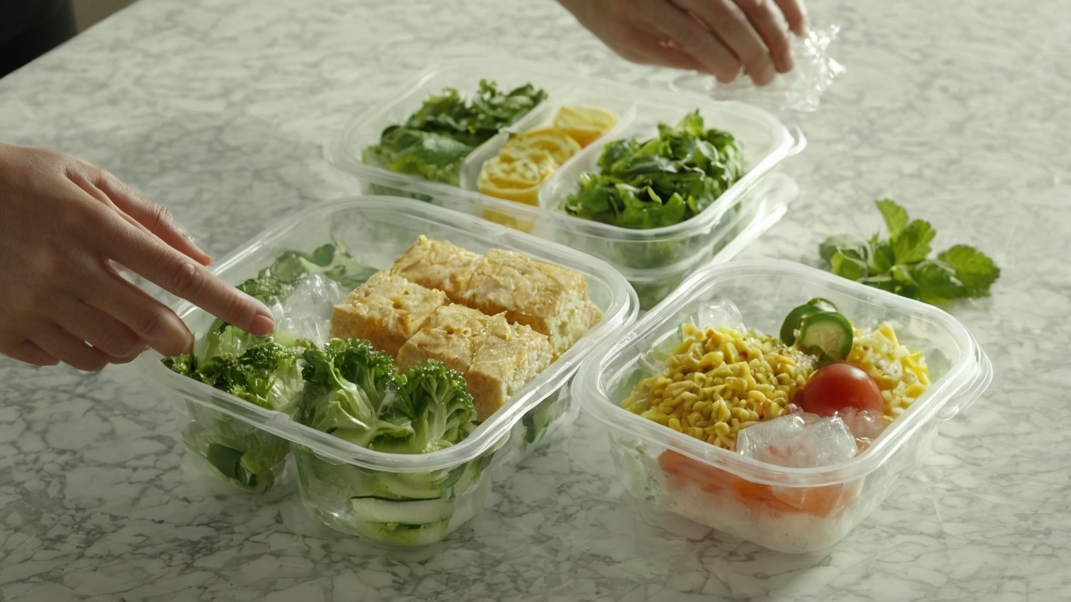 Packing chilled containers
